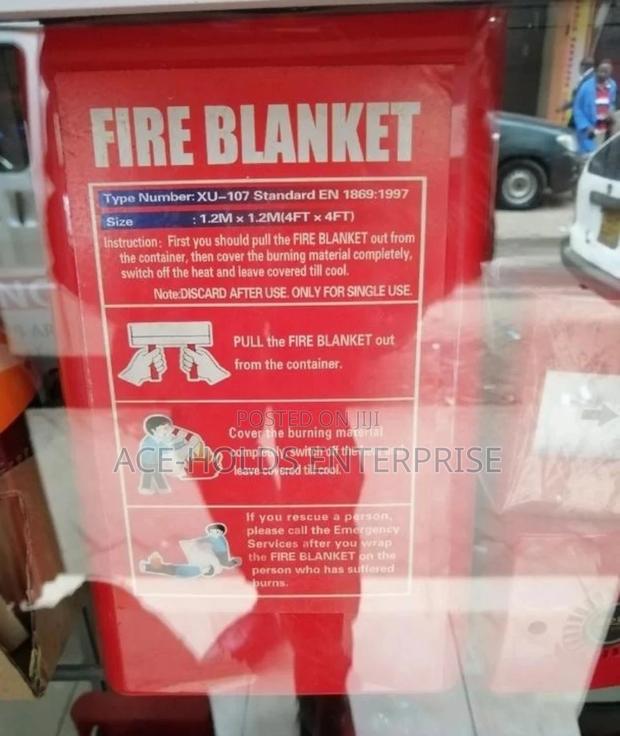 Fire Blanket 1.2m by 1.2m