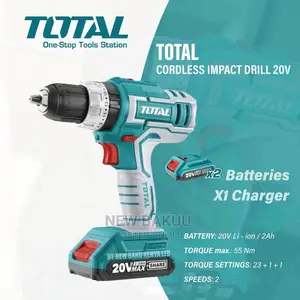 Total Cordless Impact Drill 20V