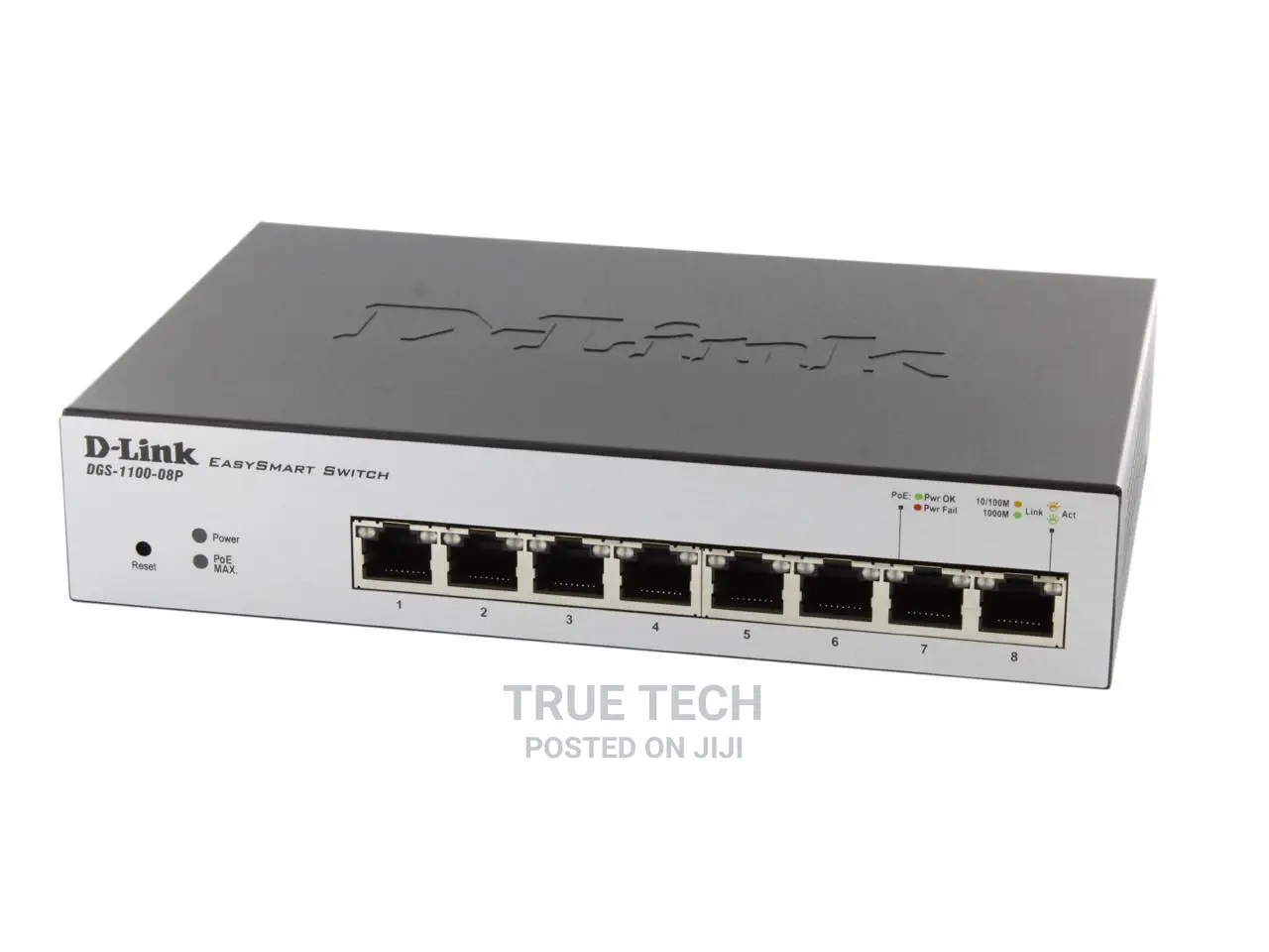 D-Link DGS-1100-8P 8-Port Gigabit Poe Smart Switch