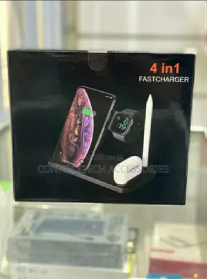 4 in 1 Wireless Fast Charging Dock Stand for iPhone Iwatch