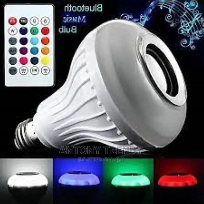 Bulb Bluetooth Speaker With Remote