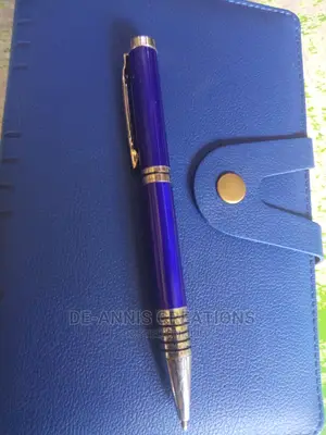 Blue Metallic Pens