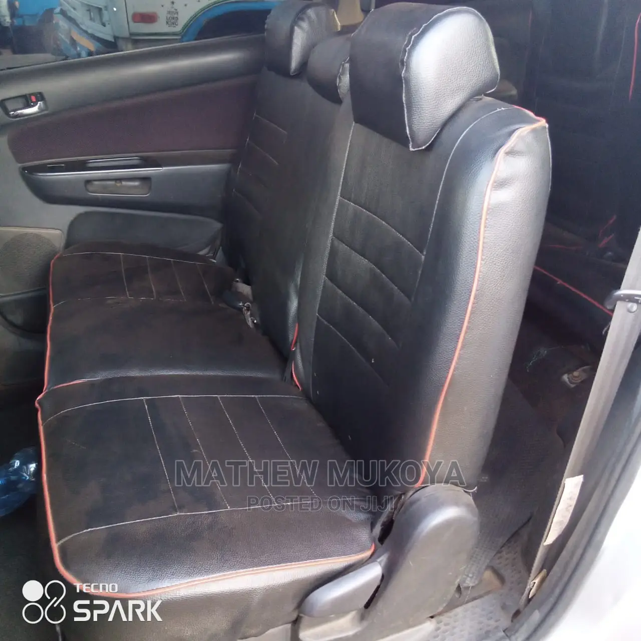 Black Upholstery Car Seat Covers