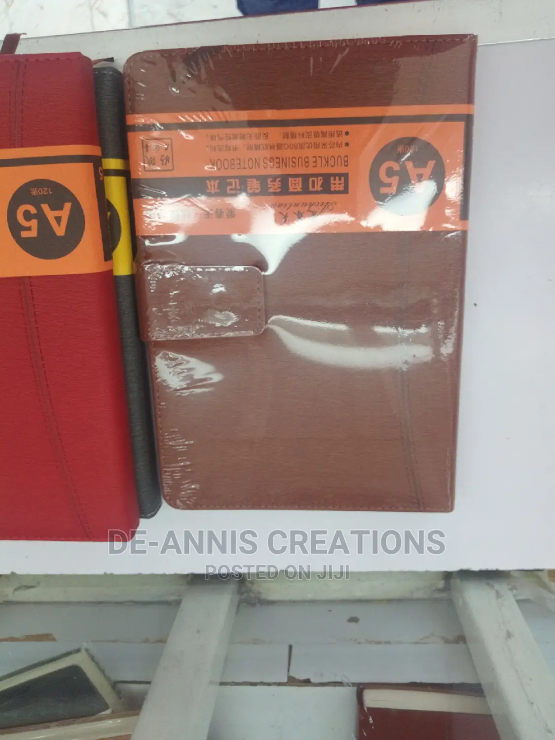 A5 Button Notebook