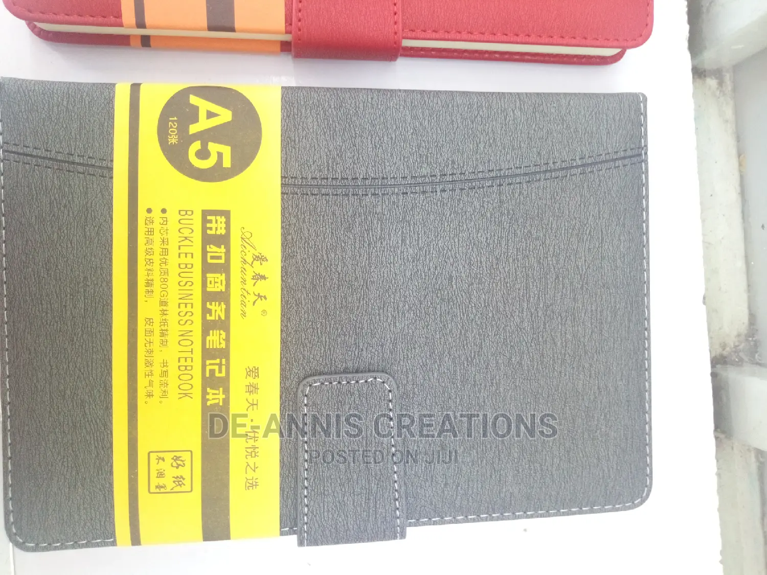 A5 Button Notebook