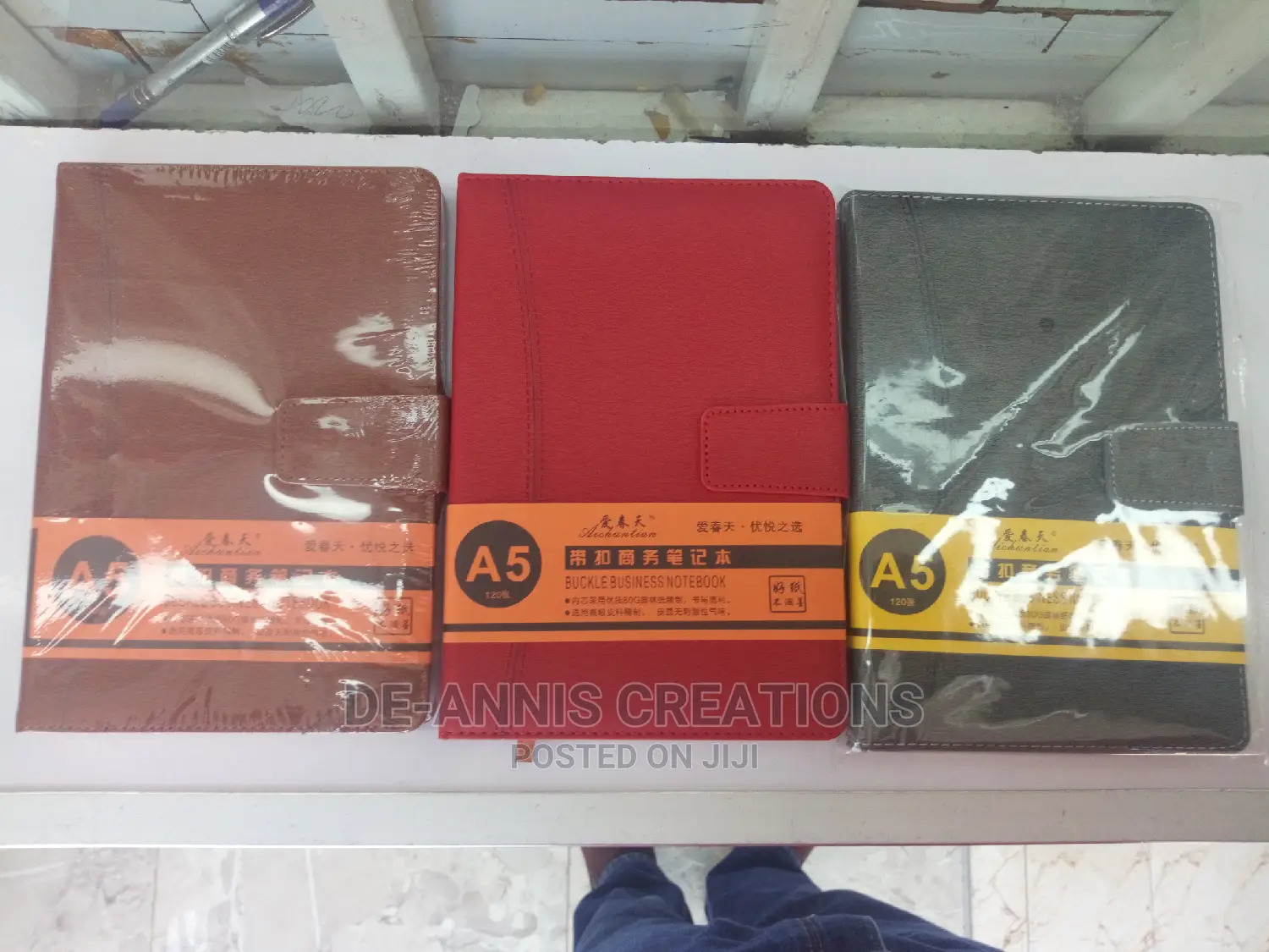 A5 Button Notebook