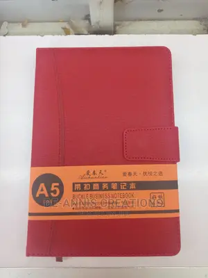 A5 Button Notebook