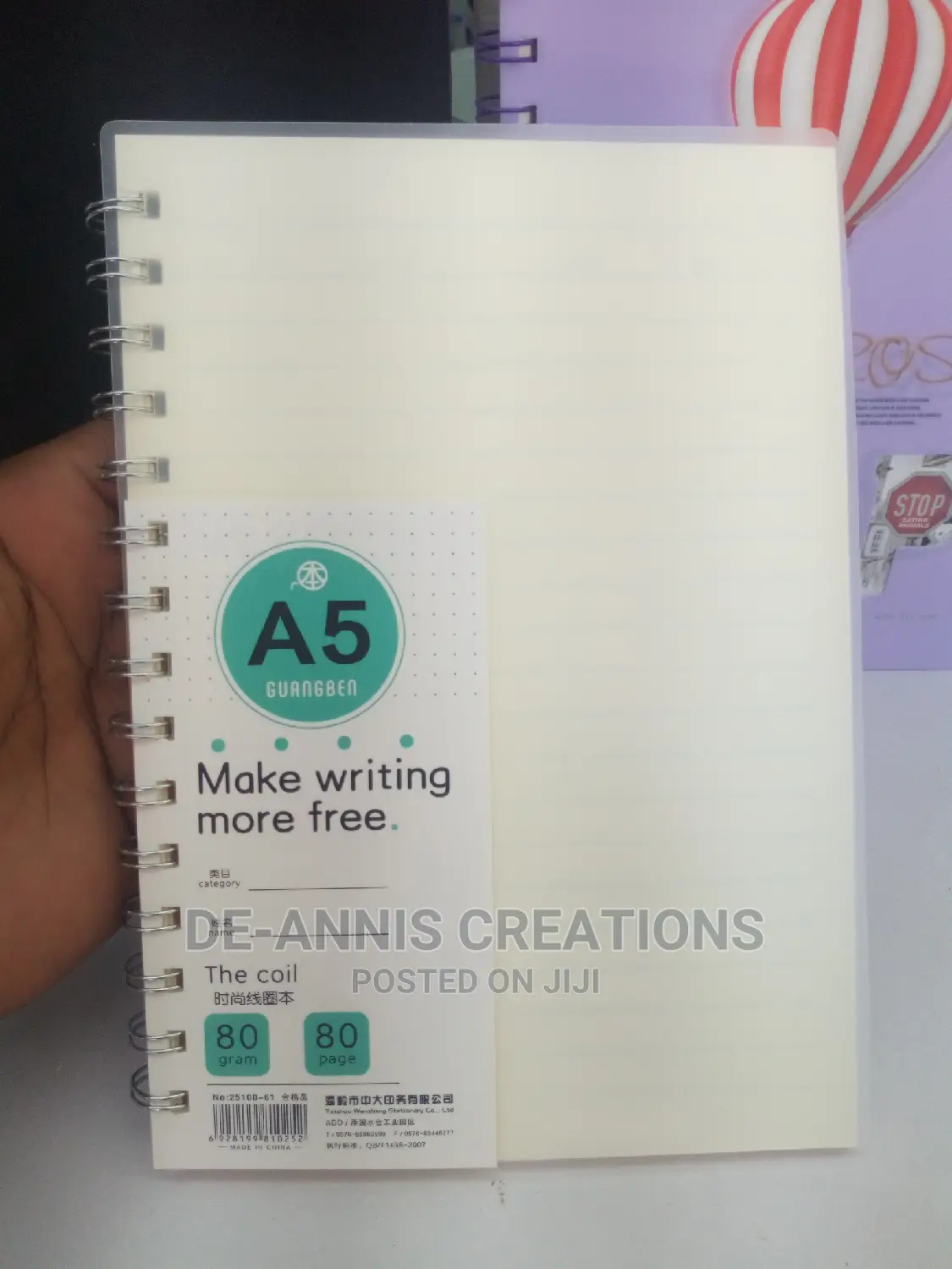 A5 Clear Cover Notebooks