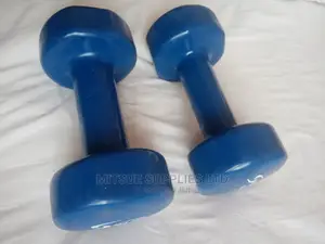 A Pair of Bubber Coated Dumbbells 10LB(4.54kg)
