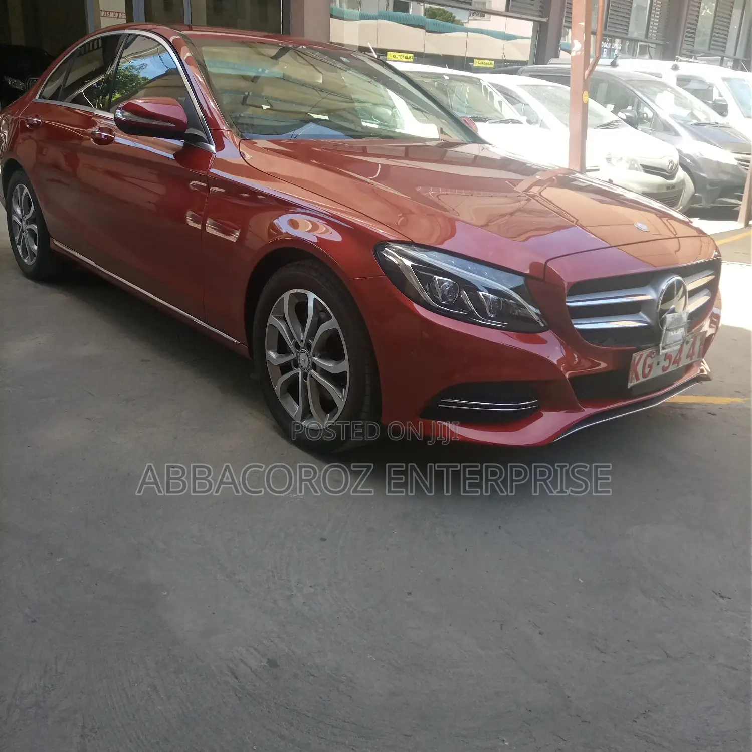 Mercedes-Benz C200 2015 Red