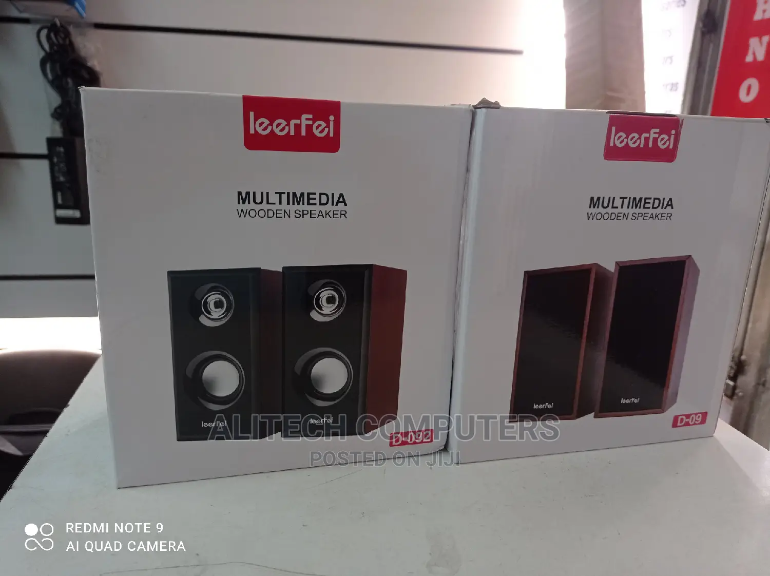 Multimedia Wooden Speakers