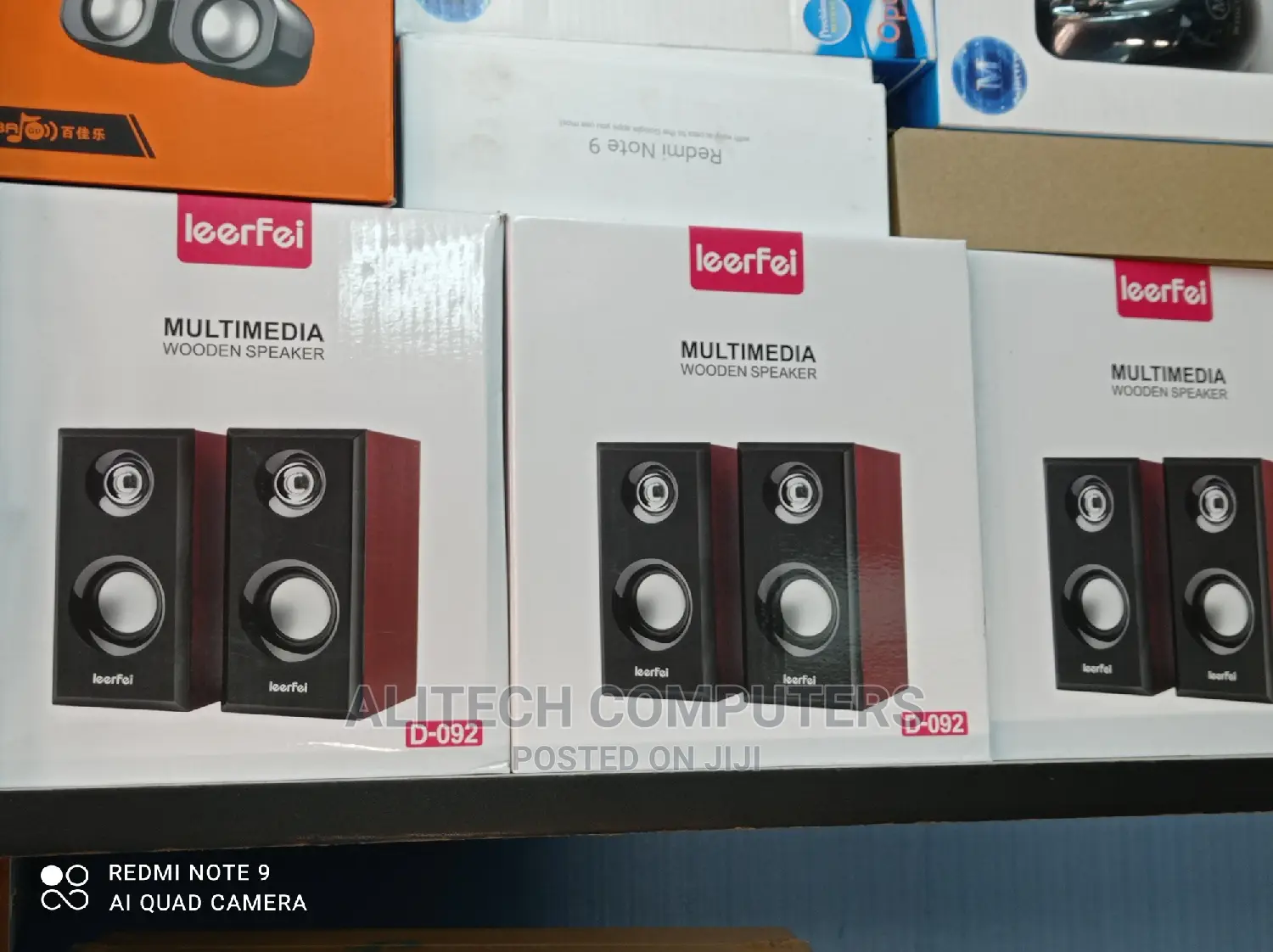 Multimedia Wooden Speakers