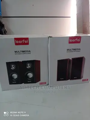 Multimedia Wooden Speakers