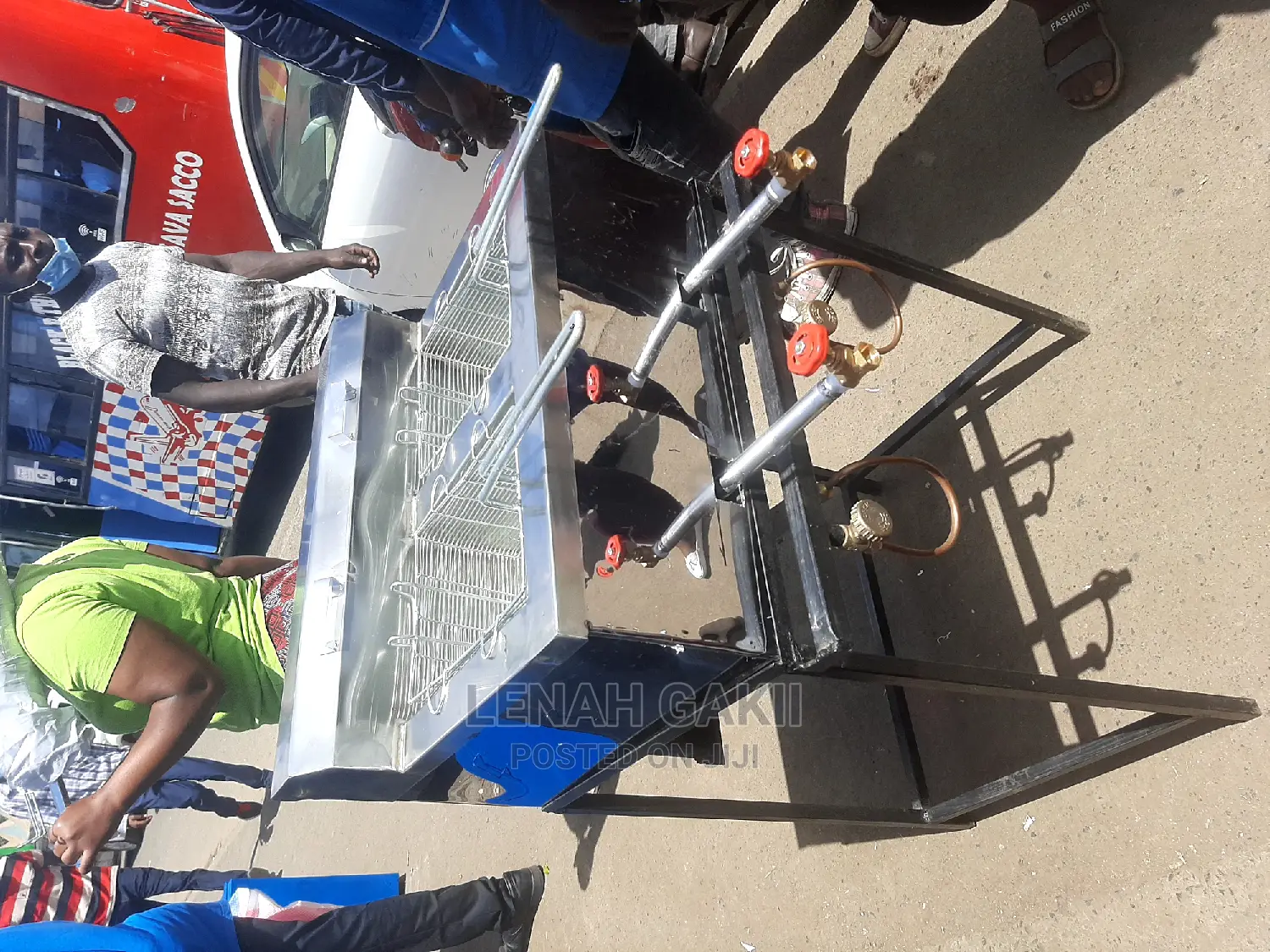 Gas Fryer Double
