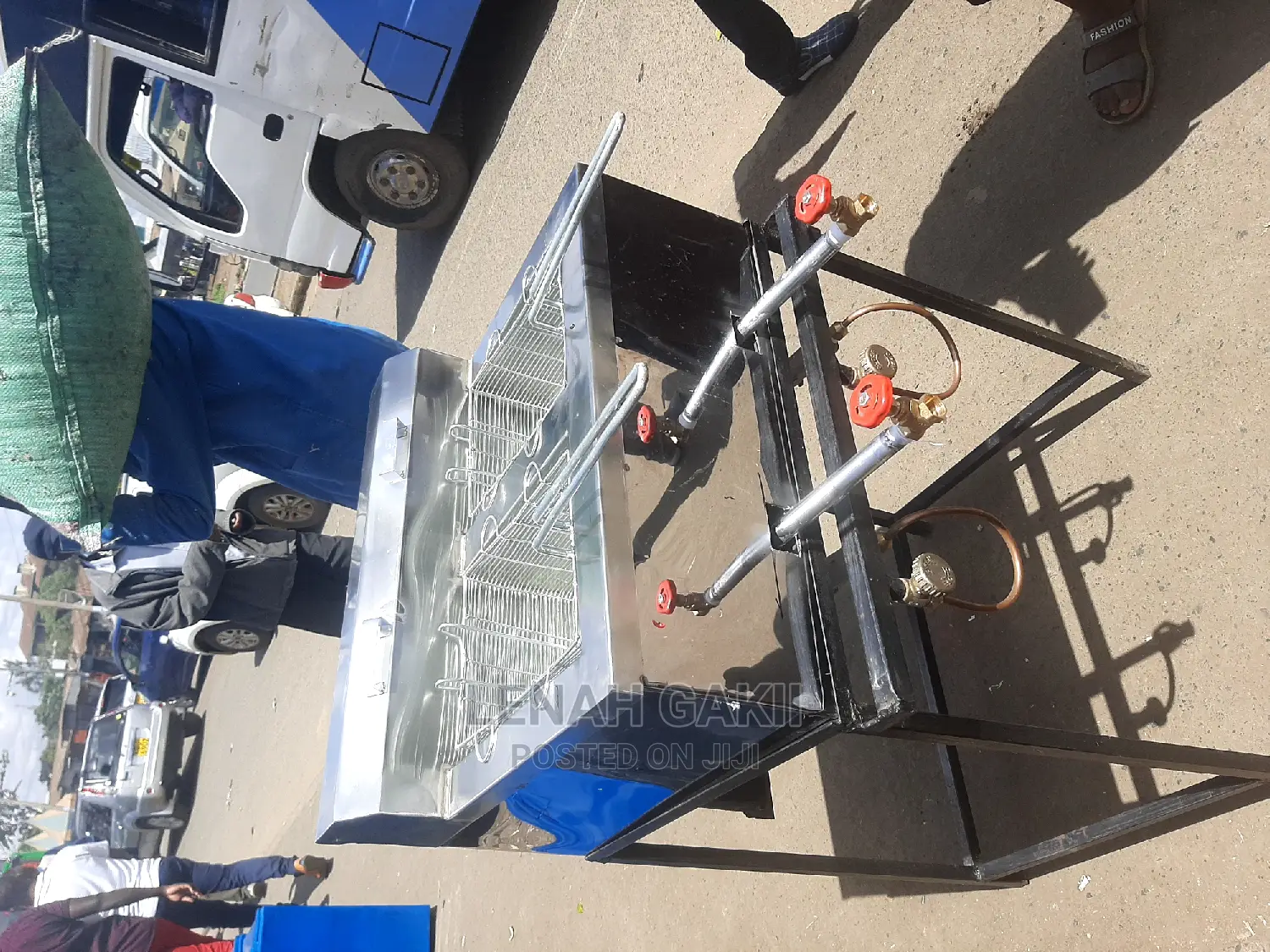 Gas Fryer Double