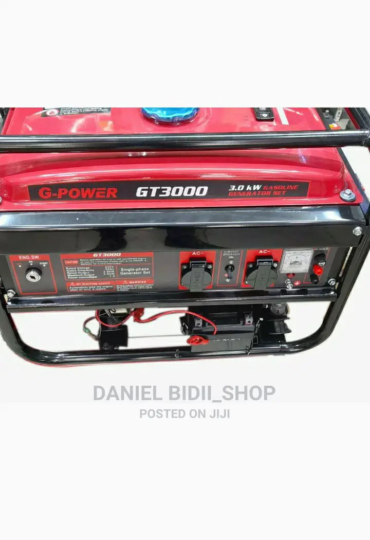 G-Power Petrol Generator 3.5kva Gt3000