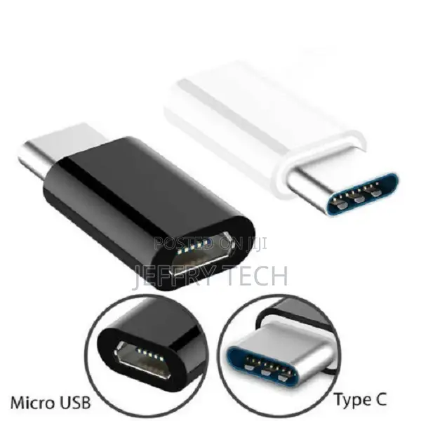 Micro USB Female to USB C Male Converter Connector USB 3.1 T