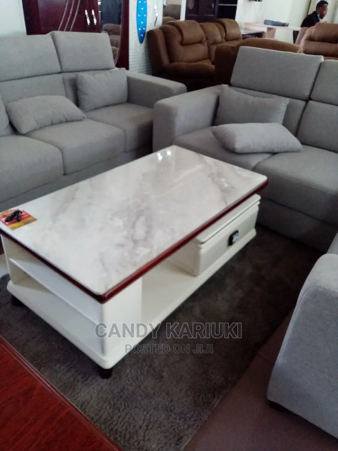 Elegant Pure Marble Coffee Table