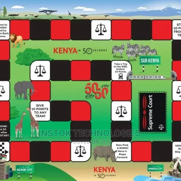 50 (Fifty) - 50 (Fifty) Kenyan Board Game
