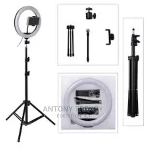 10 Inch Ring Light With Tripod Stand and Phone Holder