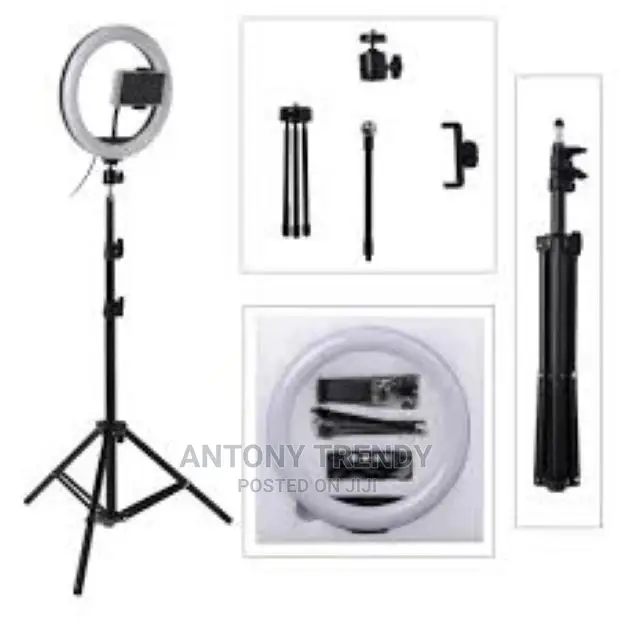 10 Inch Ring Light With Tripod Stand and Phone Holder