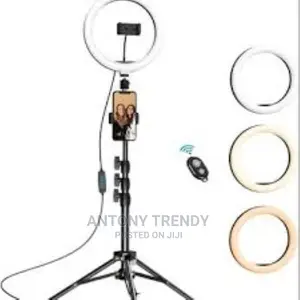 10 Inch Ring Light With Tripod Stand and Phone Holder
