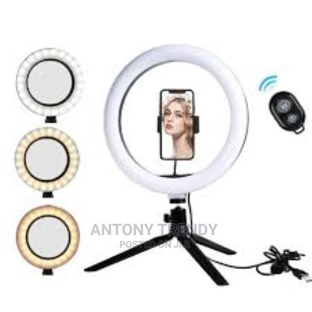 10 Inch Ring Light With Tripod Stand and Phone Holder - thumbnail 9