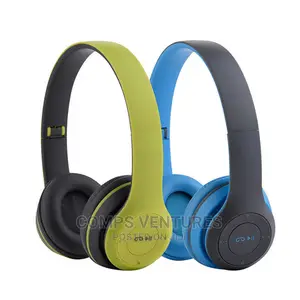 P47 Wireless Headphones,Mem Card Slot,Fm