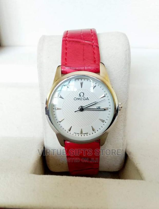 Omega Unisex Leather Watch Available at 2500ksh. - thumbnail 2
