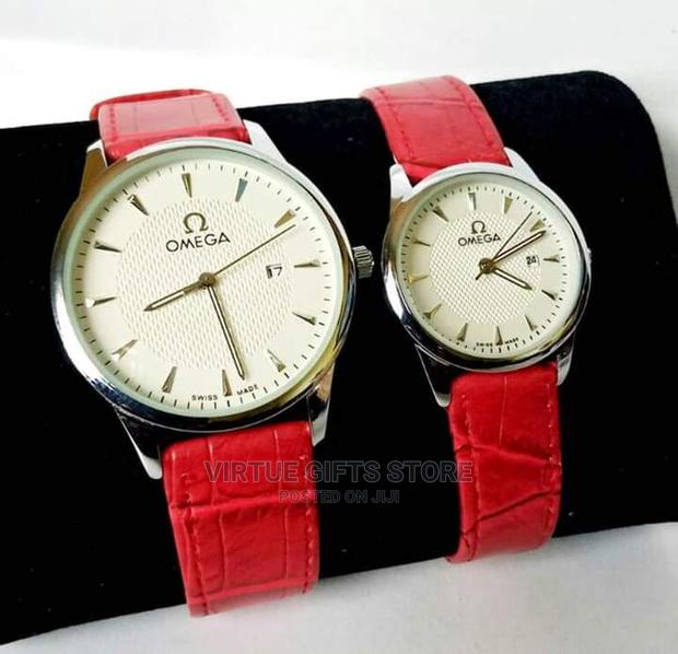Omega Unisex Leather Watch Available at 2500ksh. - main view