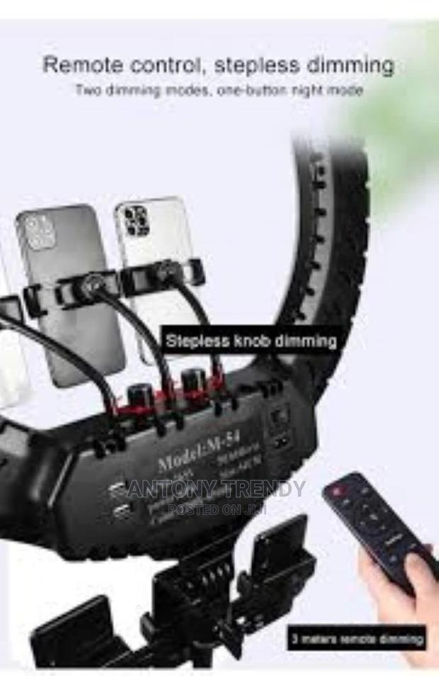 18 Nch Ring Light, 2700- Led Ring Lamp, With Tripod, 3 - main view
