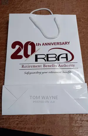 A4 Size White Carrier Bags, Gift Bags and Khaki Branded Bags