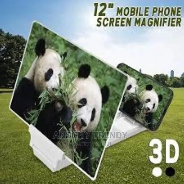 12 Inch 3D Phone Screen Magnifier, Folding Design HD Magnify