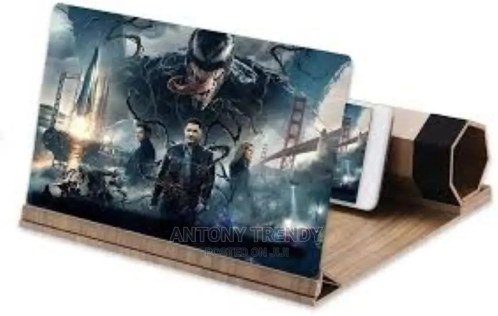 12 Inch Hd Phone Screen Amplifier Hand-Free 3d Video Mobile