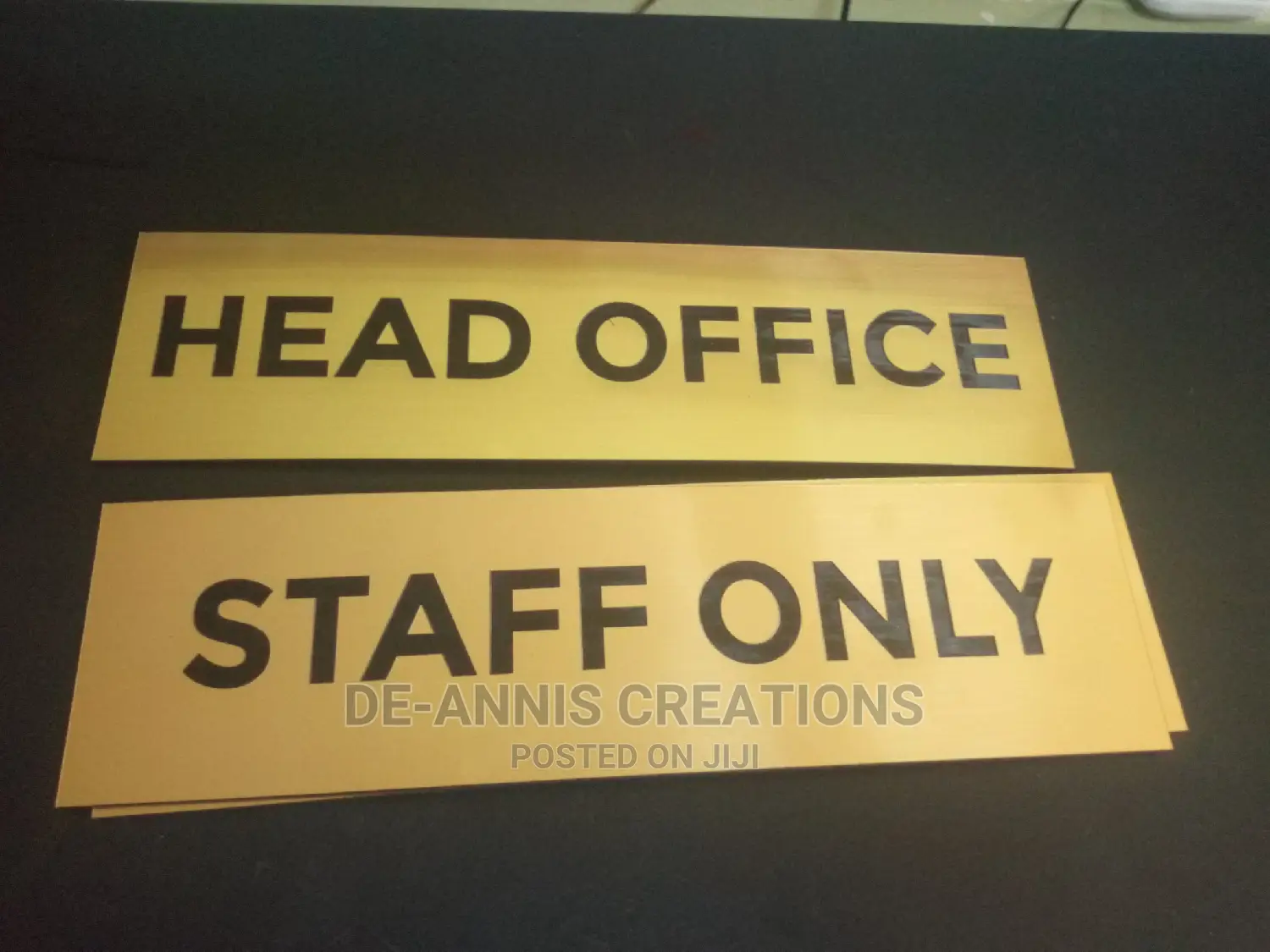 Indoor Signs.