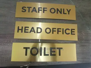 Indoor Signs.