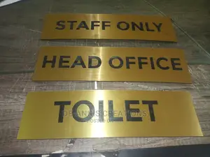 Indoor Signs.