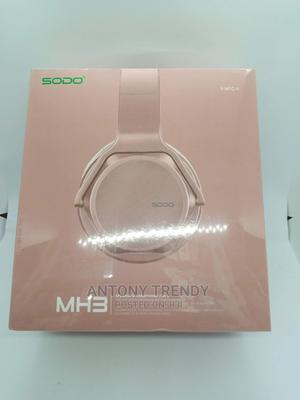 Bluetooth 2 IN 1 Headphone Sodo MH3 With Flip-Out Speaker - thumbnail 2