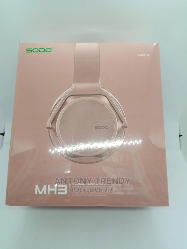 Bluetooth 2 IN 1 Headphone Sodo MH3 With Flip-Out Speaker - main view