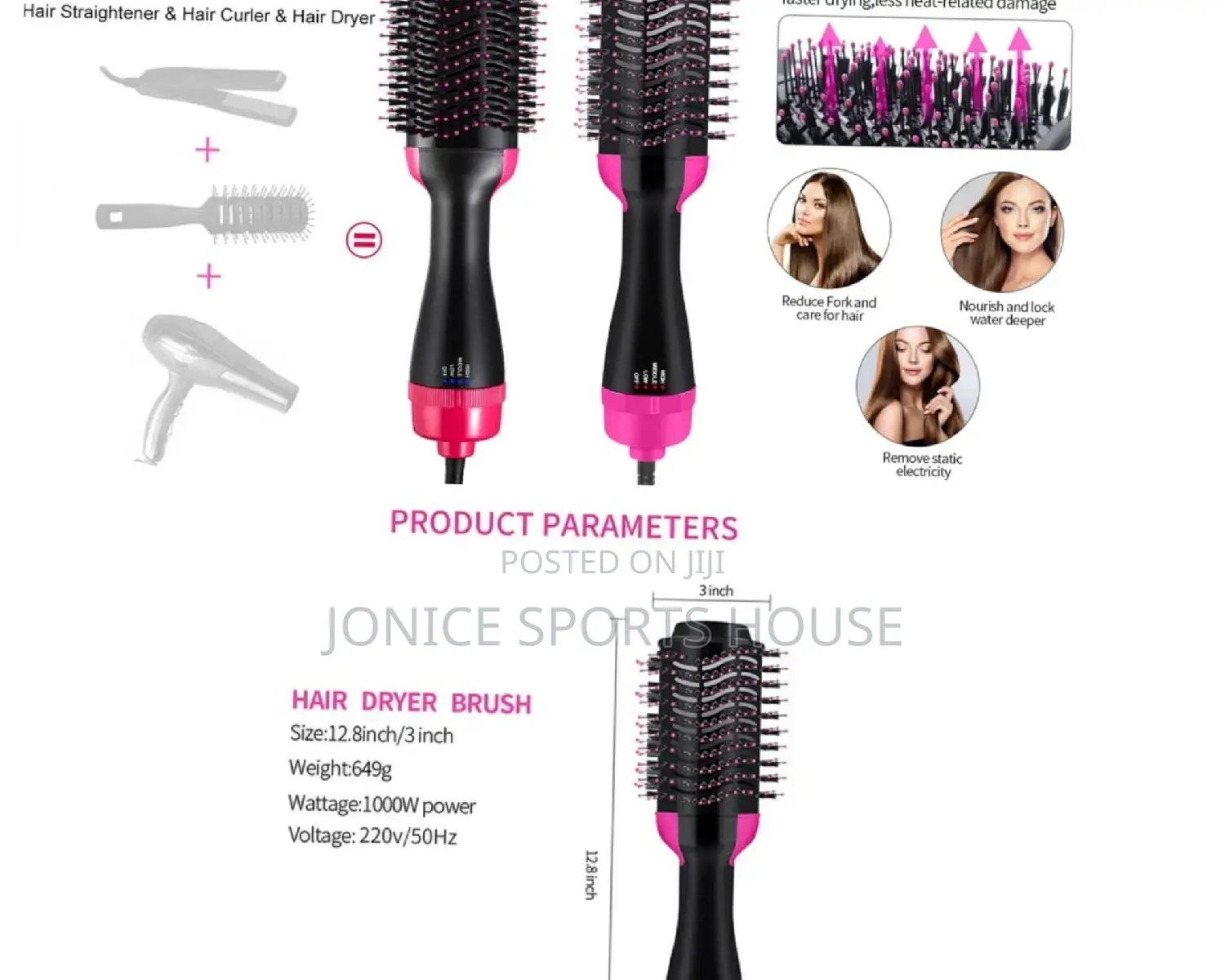3 N 1 Hair Straightener