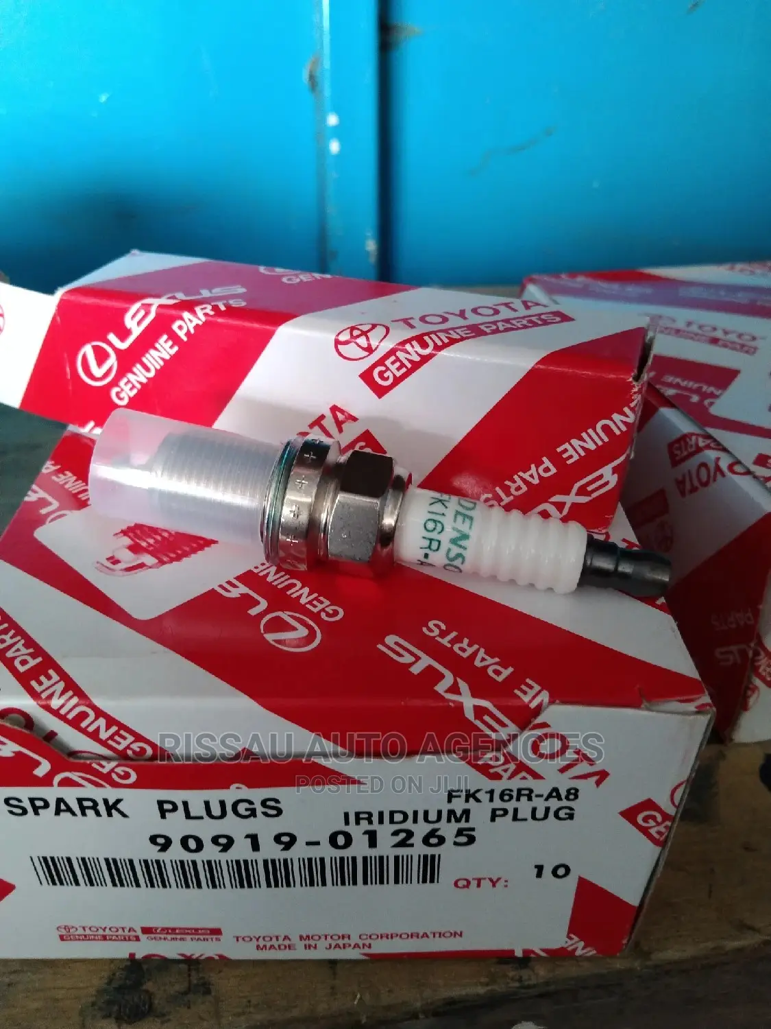 Iridium FK16R-A8 Toyota Genuine Spark Plugs