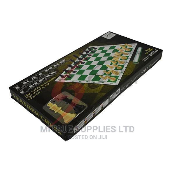 Leather Roll Up Chess Board - main view