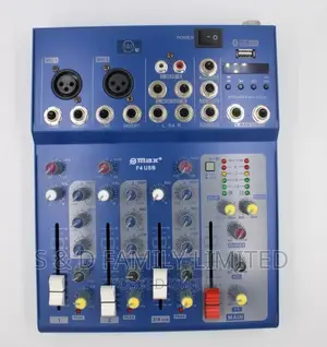 Omax 4 Channels Plain Mixer