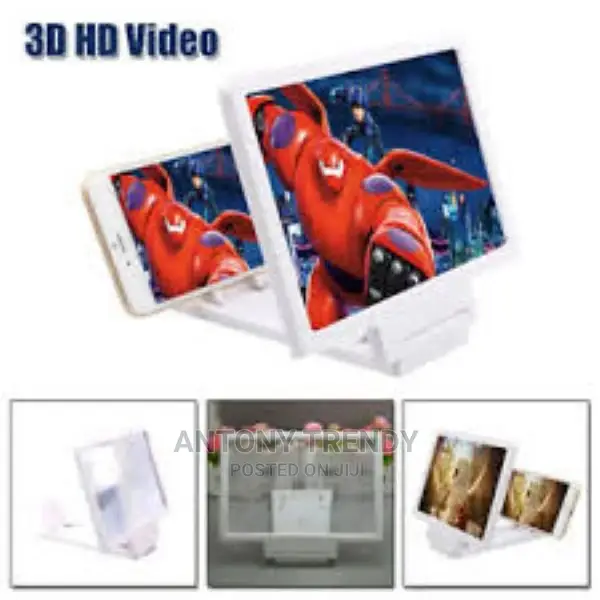 12 Inch Hd Phone Screen Amplifier Hand-Free 3d Video Mobile