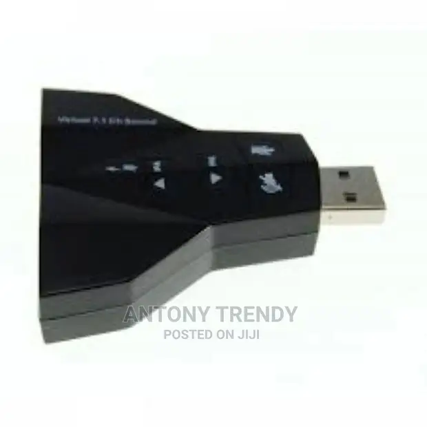 Double Sound Card Virtual 7.1 Channel Usb 2.0 Audio Adapter
