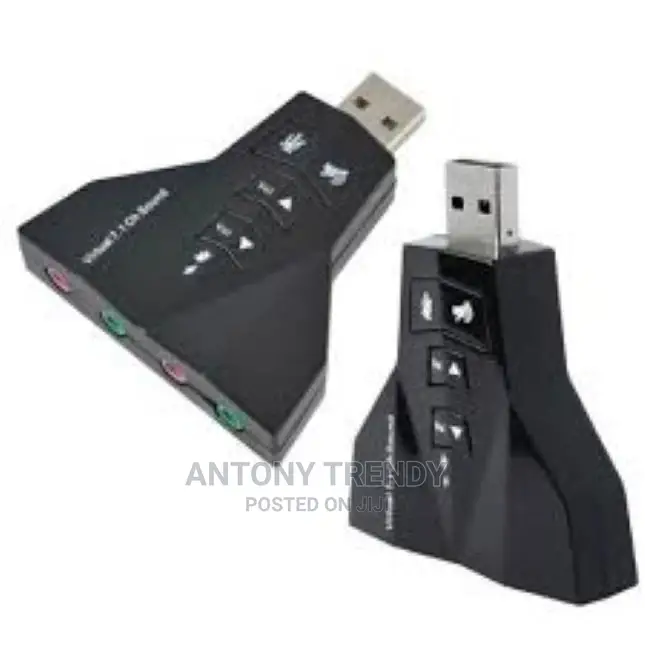 External Usb Audio 3d Sound Card 7.1