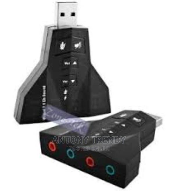 Virtual 7.1 Channel Usb Sound Adapter
