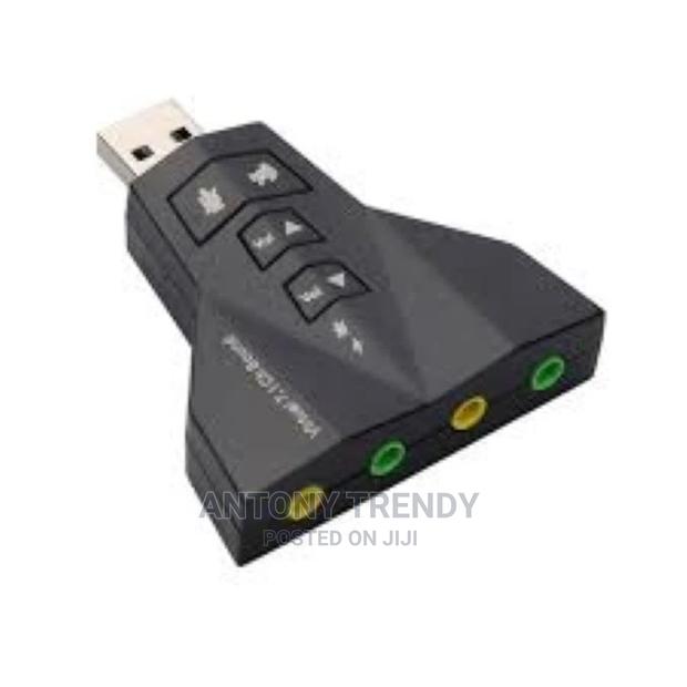 Virtual 7.1 Channel Sound Adapter Double USB Microphone And - main view