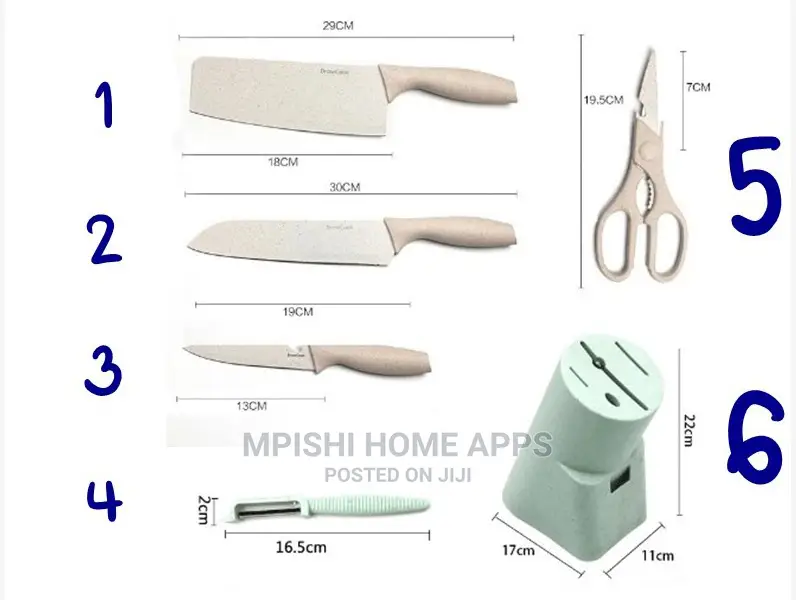 5pcs Ceramic Knives Set
