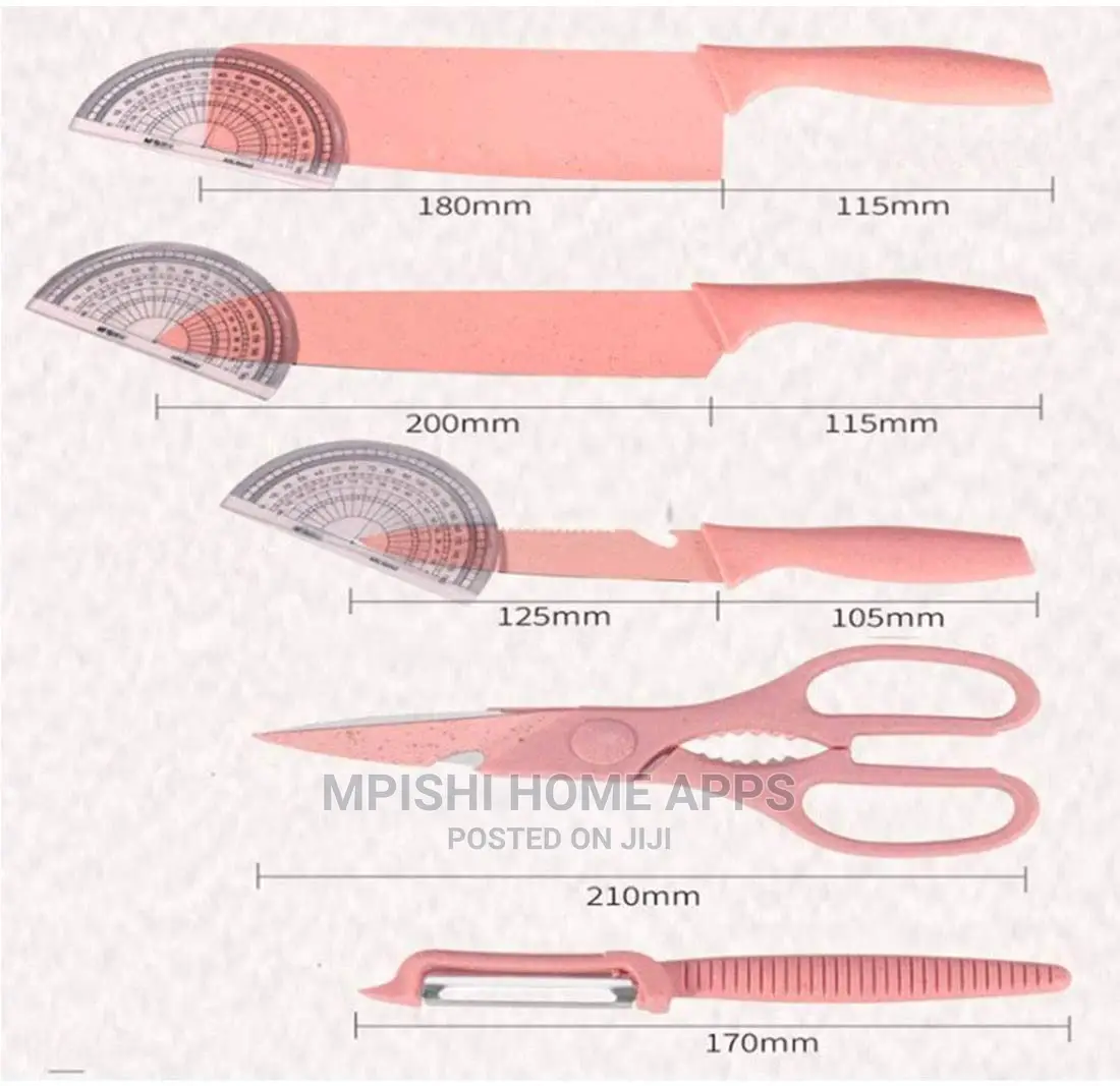 5pcs Ceramic Knives Set